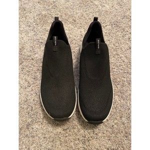 Black Slip On Skechers Air Cooled Arch Fit -Size 10